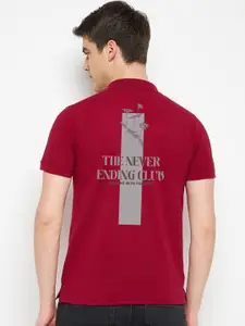 Polo Plus Regular Fit Short Sleeves Polo Collar Printed Dri-FIT T-shirt