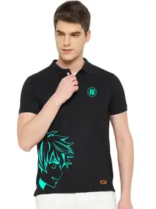 Polo Plus Regular Fit Short Sleeves Printed Polo Collar Dri-FIT T-shirt