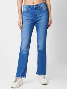 SPYKAR Women Bootcut Heavy Fade Stretchable Jeans