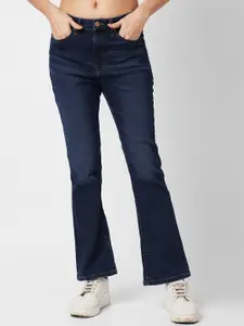 SPYKAR Women Mid-Rise Bootcut Light Fade Stretchable Jeans