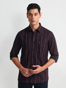 Arrow Sport Slim Fit Striped Cotton Casual Shirt
