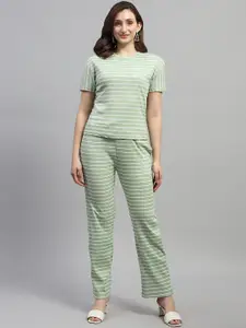 Monte Carlo Striped T-shirt With Trouser