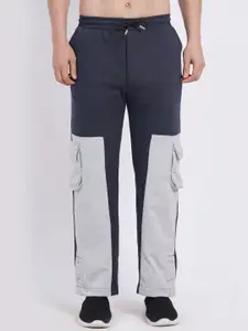 BAESD Men Relaxed Straight Leg High-Rise Easy Wash Cotton Regular Trousers