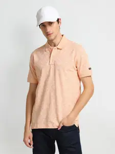 Arrow Sport Polo Collar Short Sleeves Cotton T-shirt