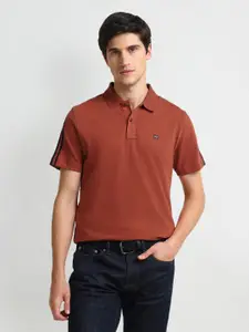 Arrow Sport Polo Collar Short Sleeves Cotton T-shirt