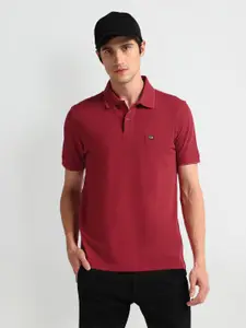 Arrow Sport Polo Collar Short Sleeves Cotton T-shirt