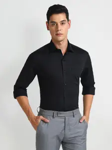 Arrow Cotton Spread Collar Long Sleeves Slim Fit Autopress Formal Shirt