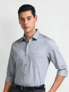 Arrow Liberty Classic Fit Floral Print Spread Collar Opaque Cotton Formal Shirt