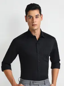 Arrow Auto Press Slim Fit Spread Collar Opaque Cotton Autopress Formal Shirt