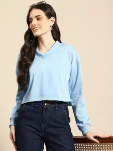 Mast & Harbour Crop Sweatshirt