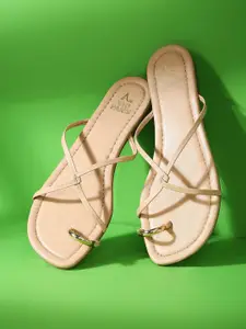 Tao Paris Strappy Leather One Toe Flats
