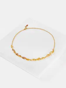 SHAYA 925 Sterling Silver Gold-Plated Necklace