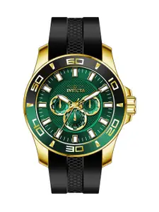 Invicta Men Pro Diver Quartz Green Dial Analog Watch 35743