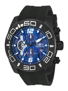 Invicta Men Pro Diver Chronograph Quartz Blue Dial Analog Watch 22813