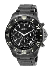Invicta Men Specialty Chronograph Quartz Black Dial Analog Watch 6412