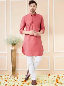 See Designs Shirt Collar Cotton Pathani Kurta