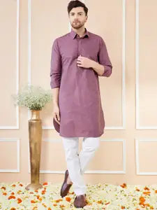 See Designs Shirt Collar Cotton Pathani Kurta