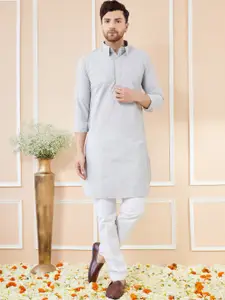 See Designs Shirt Collar Cotton Pathani Kurta