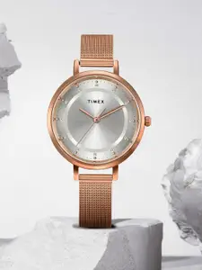 Timex Women Bracelet Style Straps Analogue Watch TWEL158SMU05