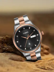 Timex Men Day-Date Bracelet Style Straps Analogue Watch TWTG65SMU19