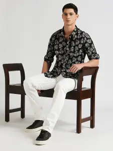 Pepe Jeans Floral Printed Pure Cotton Twill Casual Shirt