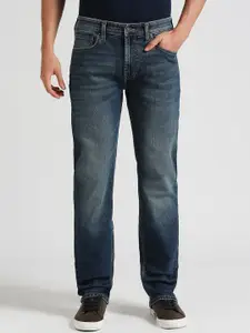 Pepe Jeans Men Holborne Mid-Rise Clean Look Light Fade Stretchable Jeans