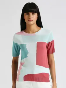 Pepe Jeans Colourblocked Knitted Top