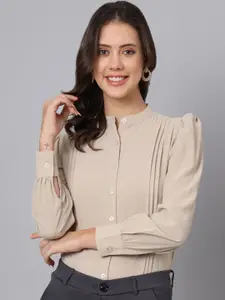 FITHUB Pleated Cotton Formal Shirt