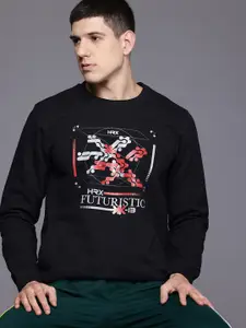 HRX by Hrithik Roshan Printed Lifestyle Sweatshirt