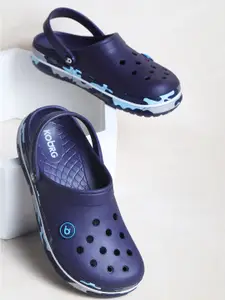 Koburg Men Self Design Rubber Clogs