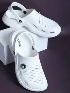 Koburg Men Self Design Rubber Clogs