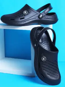 Koburg Men Self Design Rubber Clogs