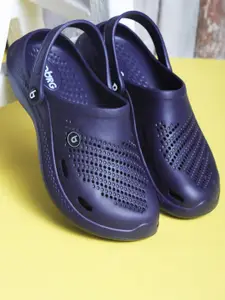 Koburg Men Self Design Rubber Clogs