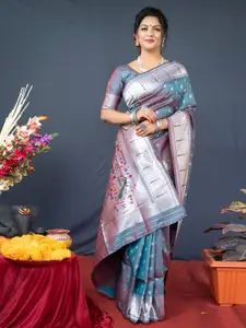 Siya Fashion Floral Banarasi Saree