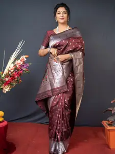 Siya Fashion Floral Banarasi Saree