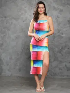TANDUL Printed A-Line Dress