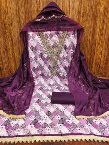LeeliPeeri Designer Floral Embroidered Unstitched Dress Material