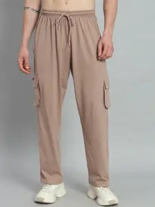 GRIFFEL Men Relaxed Fit Cotton Track Pant