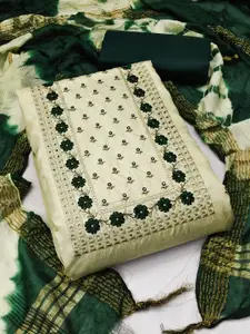 LeeliPeeri Designer Ethnic Motifs Embroidered Unstitched Dress Material
