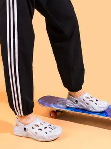 HRX by Hrithik Roshan Men Grey Self Design Clogs