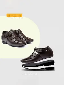 Bxxy Men Elevator Shoe-Style Sandals