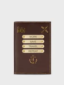 The Wallet Store Men Printed Leather Card Holder