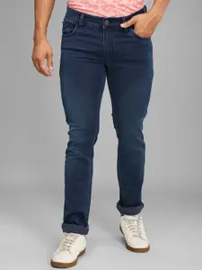 Park Avenue Men Slim Fit Mid-Rise Clean Look Stretchable Jeans