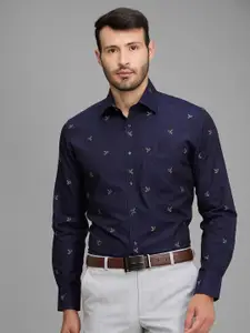 Park Avenue Luxus Conversational Printed Cotton Formal Shirt