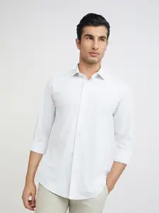 Park Avenue Slim Fit Micro Ditsy Printed Formal Shirt