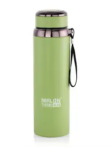 NIRLON Green Stainless Steel Double Wall Vacuum Water Bottle 1L