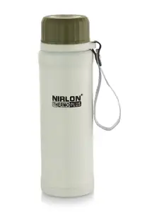 NIRLON Thermo Plus White Flask Water Bottle 600 ml