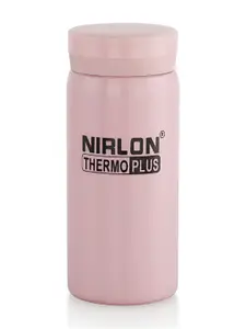 NIRLON Pink Single Stainless Steel Double Wall Vacuum Insulated Water Bottle 200ml