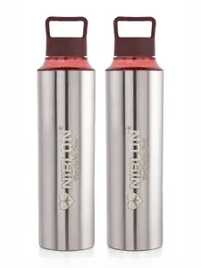 NIRLON Brown 2 Pieces Stainless Steel Solid Water Bottle