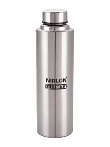 NIRLON Silver-Toned Stainless Steel Water Bottle 1L